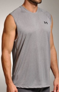 Men’s UA Tech™ Sleeveless T-Shirt Tops by Under Armour