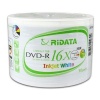 50 Ritek Ridata 16X DVD-R 4.7GB White Inkjet Hub Printable