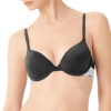 Calvin Klein Women's Tonal Roses Push Up Bra, Black, 34a