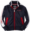 Tommy Hilfiger Boys 2-7 Gideon Track Jacket, Swim Navy, 02 Regular