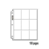 Ultra Pro 9-Pocket Trading Card Pages - Platinum Series (100 Pages)