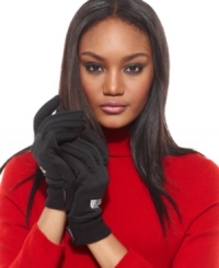 Perfect for sporty cold weather girls, these ultra-warm and super stretchy gloves from The North Face are ideal for snowboarding and skiing - also great for layering!