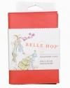 Belle Hop Red Leather Passport Holder Travel Case