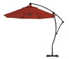 California Umbrella 9-Feet Cantilever Aluminum Tilt Umbrella, Brick Red