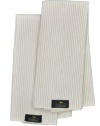 Microfiber Pearl Weave Kitchen Towels (2-Pack, Natural)