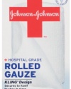 Johnson & Johnson Red Cross Rolled Gauze, 3 Inch x 2.5 Yards, 1 Count (Pack of 3)