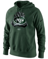 Hands down-make it apparent who your favorite football team is with this New York Jets NFL graphic hoodie from Nike.