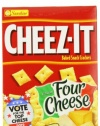 Cheez-It Baked Snack Crackers, Italian Four Cheese, 13.7-Ounce Boxes (Pack of 4)