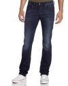 Diesel Men's Safado Regular Slim Straight Leg Jean 0814W, Denim, 30x32