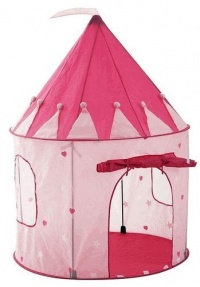 Girl's Playhouse Pink Princess Castle Play Tent for Kids - Indoor / Outdoor - Pockos