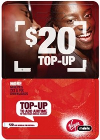 Virgin Mobile $20 Top-Up Card