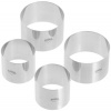 Kuchenprofi Prep/Plating/ Forming Rings, Set of 4