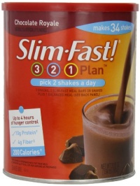 Slim Fast Chocolate Royale Shake Mix Powder, 31.18 oz