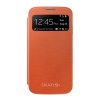 Samsung Galaxy S4 S-View Flip Cover Folio Case (Orange)