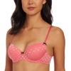 Betsey Johnson Women's Heart Mesh Balconette Bra