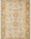 Safavieh Anatolia Collection AN557A Handmade Teal and Brown Hand-Spun Wool Area Rug, 8 Feet by 10 Feet