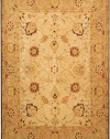 Safavieh Anatolia Collection AN512A Handmade Ivory and Biege Hand-spun Wool Area Rug, 8-Feet by 10-Feet