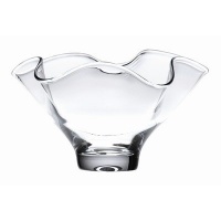 Lenox Organics Crystal Wave Footed Bowl, 9-Inch