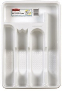 Rubbermaid Home 2919-RD-WHT Cutlery Tray