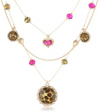 Betsey Johnson A Day at the Zoo Leopard Illusion Necklace, 19