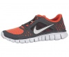 Nike Kids's NIKE FREE RUN 3 (GS) RUNNING SHOES 4 Kids US (TEAM ORANGE/RFLCT SLVR/ANTHRCT)