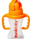 Thinkbaby Thinkster Straw Bottle, 9 Ounce, Natural/Orange