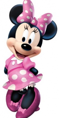 RoomMates RMK2008GM Mickey and Friends Minnie Bow-tique Peel and Stick Giant Wall Decal