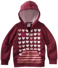 Roxy Kids Girls 2-6X Kindergarten Hoodie, Red Plum, Large