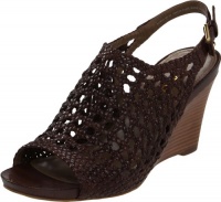 ECCO Women's Kalac Woven Open-Toe Pump