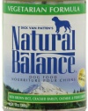 Natural Balance Canned Dog Food, Vegetarian Recipe, 12 x 13 Ounce Pack