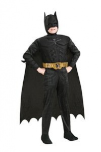 Batman The Dark Knight Costume Muscle Boy - Child 4-6