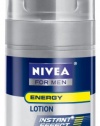 Nivea for Men Face Care Energy Lotion Q10, SPF15 1.7 Fluid Ounces (Pack of 3)