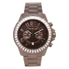 Michael Kors Women's Brown Tone Stainless Steel Link Bracelet Quartz Chronograph Brown Dial MK5592