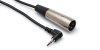 Hosa XVM-115M Right-Angle 3.5mm TRS to XLR3M Microphone Cable (15 feet)