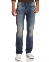 Diesel Men's Darron Regular Slim Tapered Leg Jean 0813W, Denim, 30x32