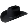 Bailey Western Hazer 5X Hat Black/6 5/8