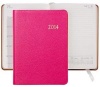 2014 Notebook Planner 7'' Brights-PINK Fine Leather by Graphic Image - 5x7