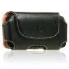 Splash Mohawk II Horizontal Leather Case Holster with Belt Clip for iPhone 5 with a Shell case