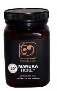 Watson & Son Premium Manuka Honey 20+ Certified Manuka, 17.6oz Bottle (500g)