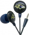 iHip NFF10270BAR NFL BALTIMORE RAV Ear Buds