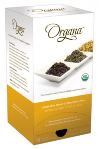 Organa ORG5025 Chamomile Lemon Single Cup Tea Pods, 18-count