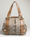 Michael Kors Harness Grab Bag Signature Jacquard Handbag