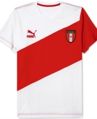 Show off. Take your support to the next level with this country badge t-shirt from Puma.