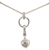 Juicy Couture Chain Charm Catcher Necklace Silver