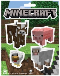 (5x7) Minecraft - Animals Sticker Pack