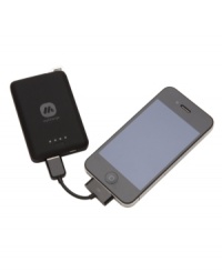 In a pinch or on the go, this convenient portable power bank from myCharge gives your phone the boost it needs wherever and whenever it needs it.