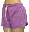 NIKE Women's PHANTOM 2-IN-1 Running/Compression Shorts-Light Purple-Large