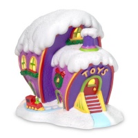 Department 56 Grinch Villages from Department 56 Who-Ville Toy Store Lit House Figurine, 7.48-Inch