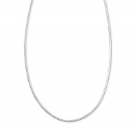 Giani Bernini Sterling Silver Necklace, 20 Square Snake Chain