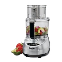 With a large, sturdy Lexan work bowl, a compact build and an array of helpful features, this 9-cup food processor makes cooking from scratch-even on a work night-a smooth process. The large feed tube accommodates whole vegetables and fruits, and the multiple blades, chop, dice, shred and more.